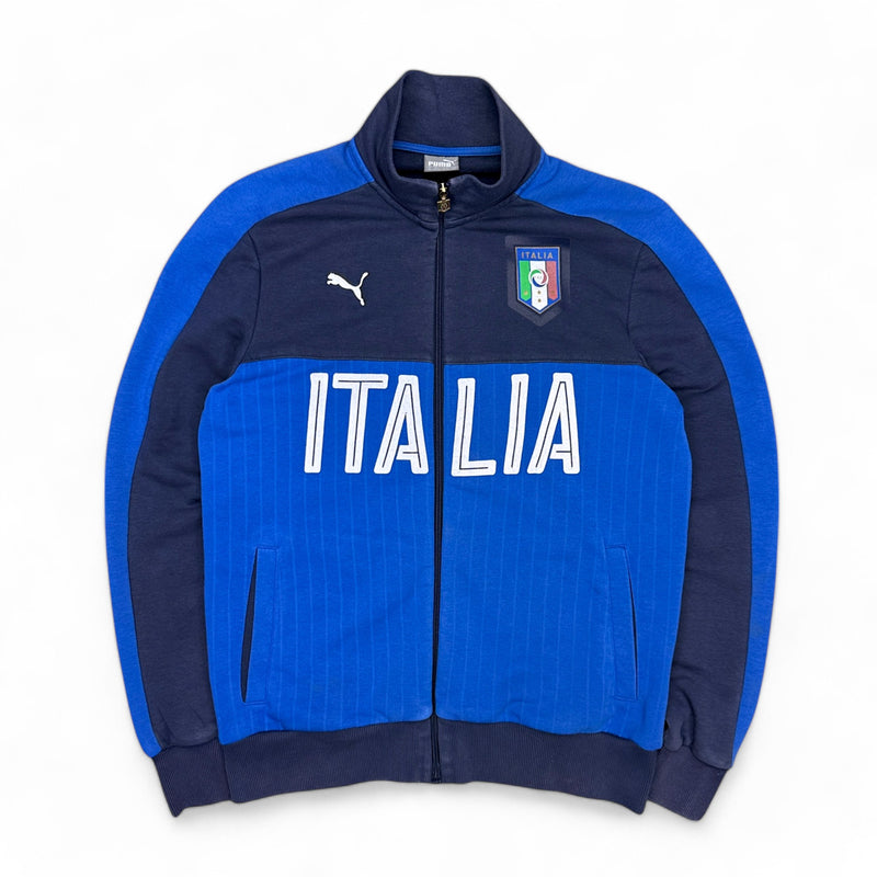 Puma Vintage Y2K ITALIA Zip Up Sweatshirt Blau