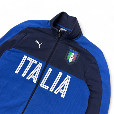 Puma Vintage Y2K ITALIA Zip Up Sweatshirt Blau