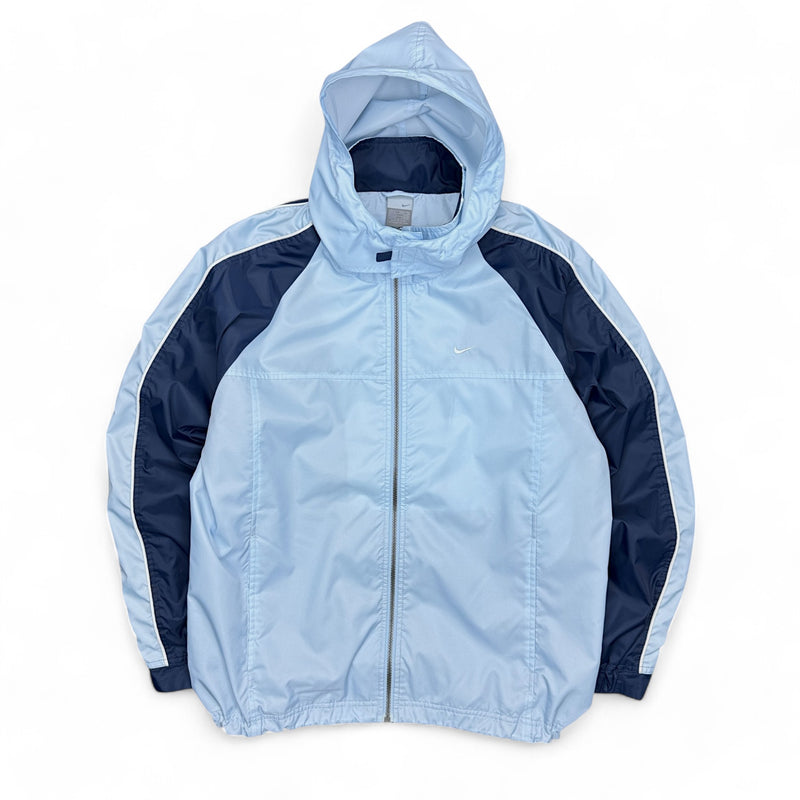 Nike Vintage Y2K Trackjacke BabyBlau Navy