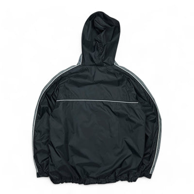 Nike Vintage Y2K Trackjacke Schwarz Grau