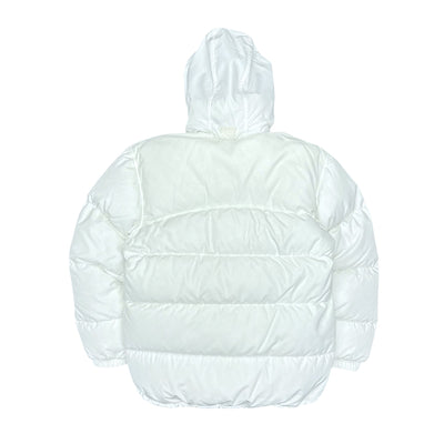 Nike Vintage Y2K Puffer Daunenjacke Weiß