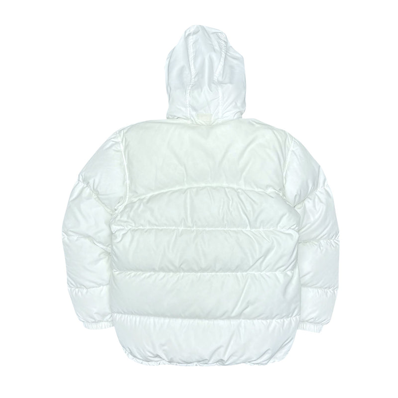 Nike Vintage Y2K Puffer Daunenjacke Weiß