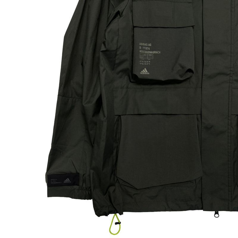 Adidas Army Cargo Windbreaker Jacke - vintageconcierge