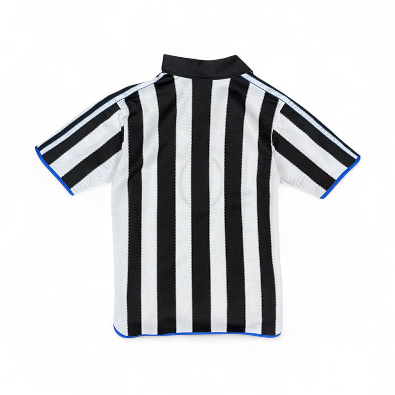 Adidas Newcastle United 1999/2000 Vintage Home Trikot Schwarz Weiß - vintageconcierge