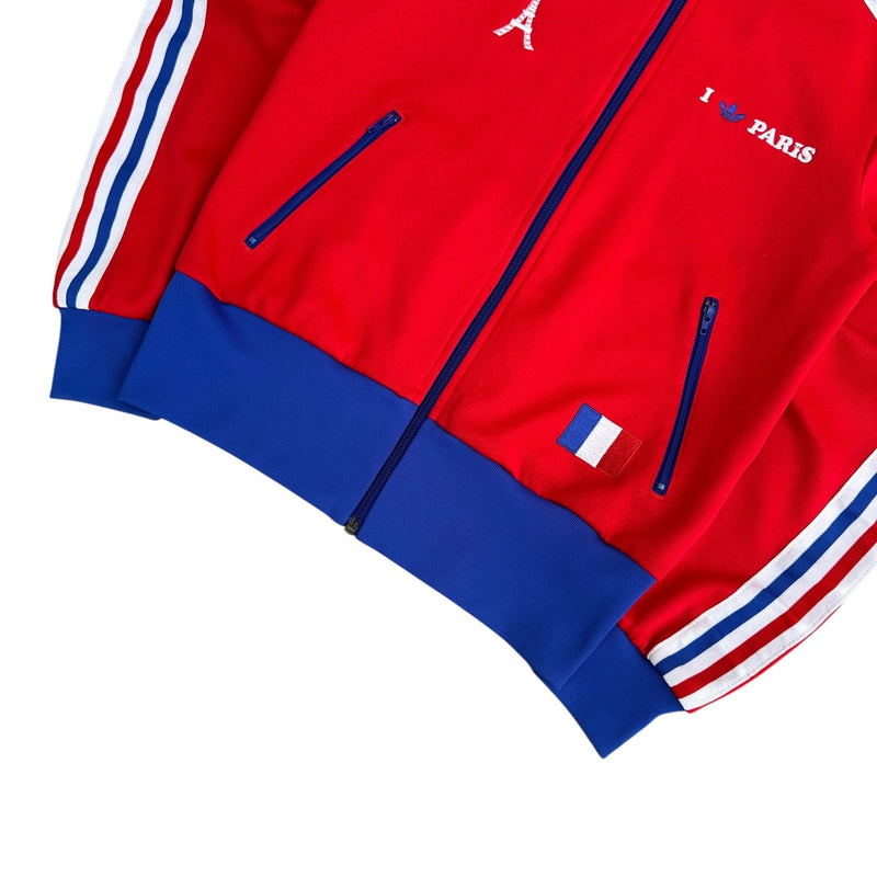 Adidas Originals "I ♥ Paris" Track Jacket – Tricolor Edition - vintageconcierge