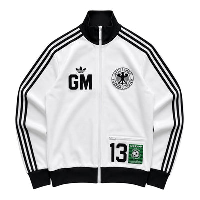 Adidas Originals x DFB Vintage „Der Bomber“ Track Jacket 2006 – White/Black | XS - vintageconcierge
