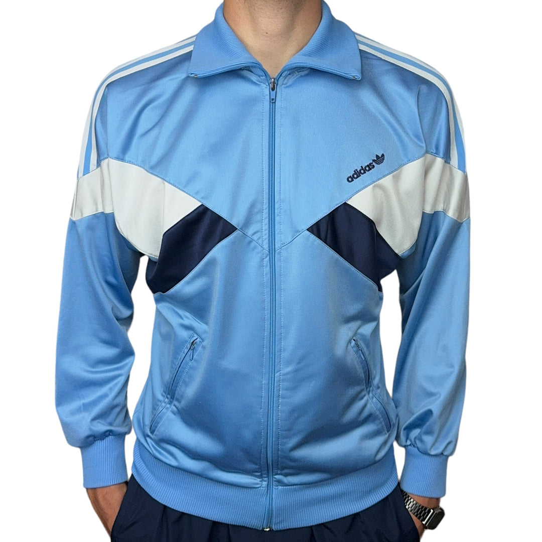 Adidas Vintage 90s Trackjacke Blau vintageconcierge