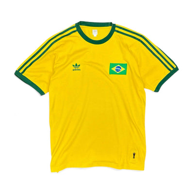 Adidas Vintage Brasil FIFA Worldcup T-Shirt - vintageconcierge