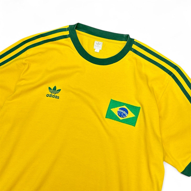 Adidas Vintage Brasil FIFA Worldcup T-Shirt - vintageconcierge