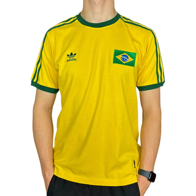 Adidas Vintage Brasil FIFA Worldcup T-Shirt - vintageconcierge