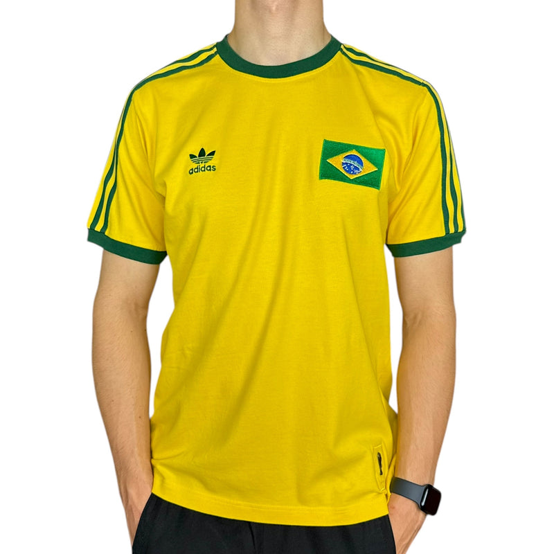 Adidas Vintage Brasil FIFA Worldcup T-Shirt - vintageconcierge
