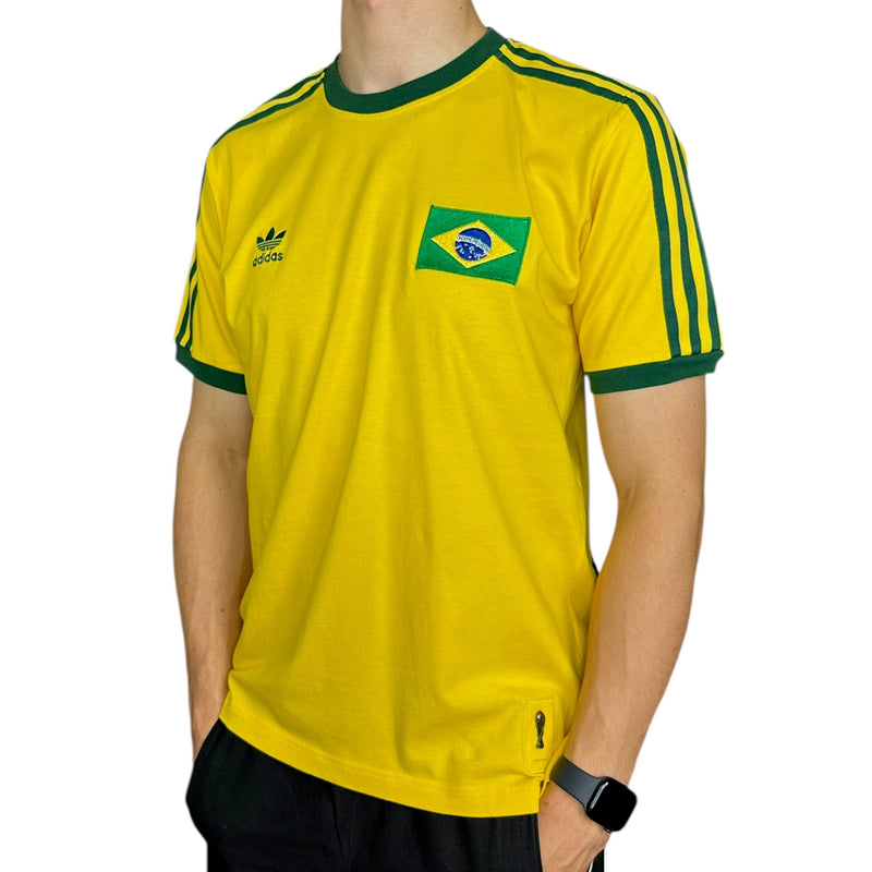 Adidas Vintage Brasil FIFA Worldcup T-Shirt - vintageconcierge