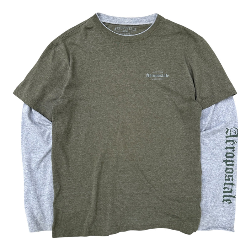 Aeropostale Layered Longsleeve Shirt - vintageconcierge