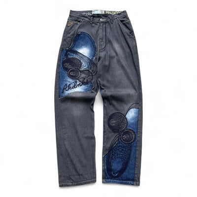 Akademiks Vintage Y2K Baggy Jeans - vintageconcierge