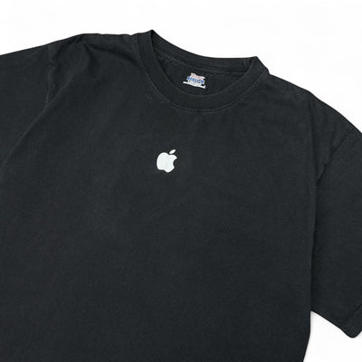 Apple Vintage Heavyweight T-Shirt Schwarz - vintageconcierge