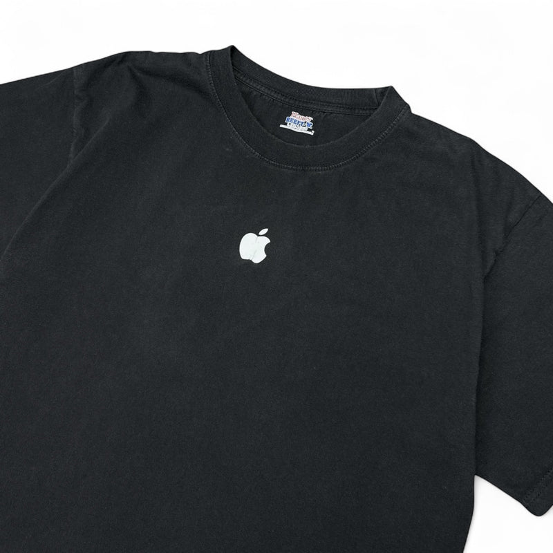 Apple Vintage Heavyweight T-Shirt Schwarz - vintageconcierge