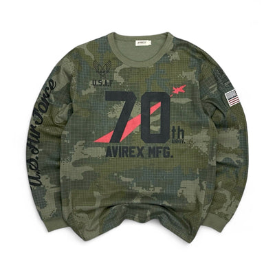 Avirex „70th Anniversary USAF” Camo Longsleeve - vintageconcierge