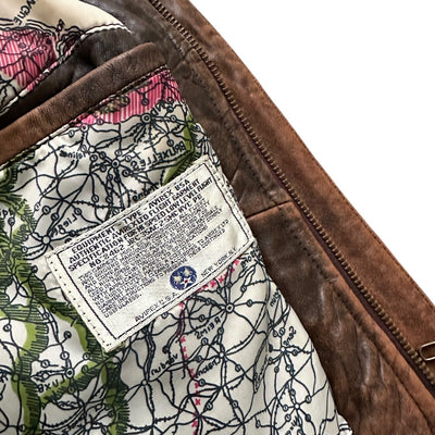 Avirex A - 2 Real Leather Jacket - vintageconcierge