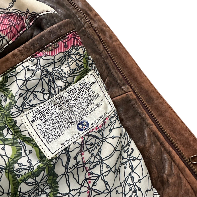 Avirex A - 2 Real Leather Jacket - vintageconcierge