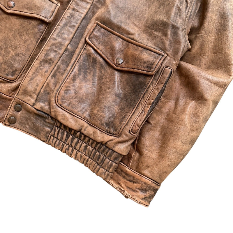 Avirex A - 2 Real Leather Jacket - vintageconcierge