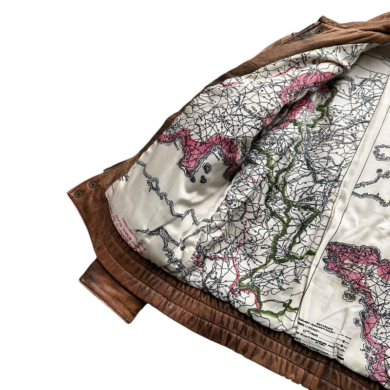 Avirex A - 2 Real Leather Jacket - vintageconcierge