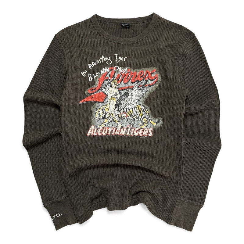 Avirex Aleutian Tigers Thermal Longsleeve - vintageconcierge