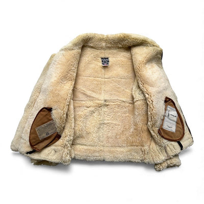 Avirex B3 Shearling Leather Jacket - vintageconcierge