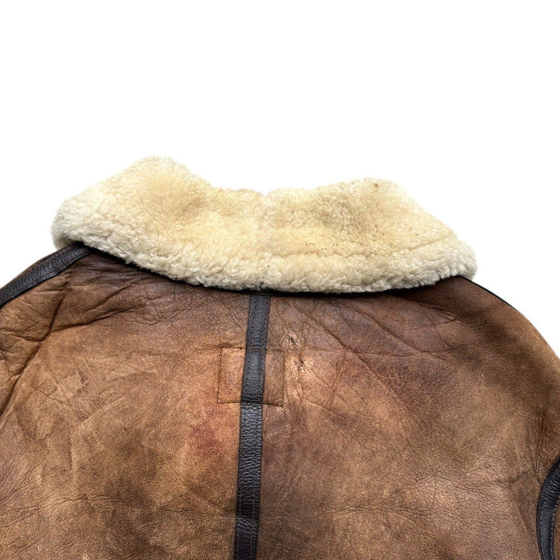 Avirex B3 Shearling Leather Jacket - vintageconcierge