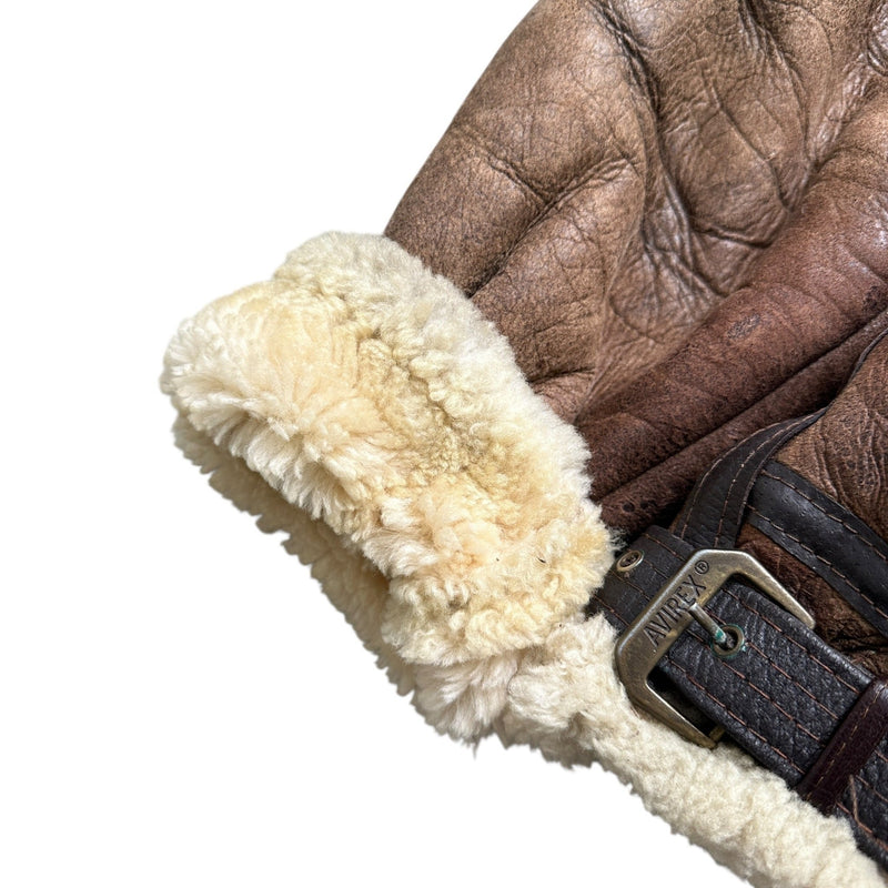 Avirex B3 Shearling Leather Jacket - vintageconcierge