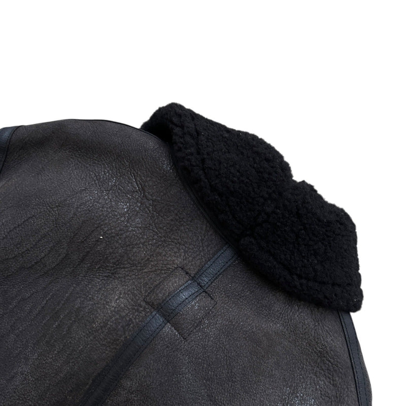 Avirex B3 Shearling Leather Jacket - vintageconcierge
