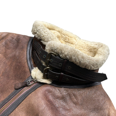 Avirex B3 Shearling Leather Jacket - vintageconcierge