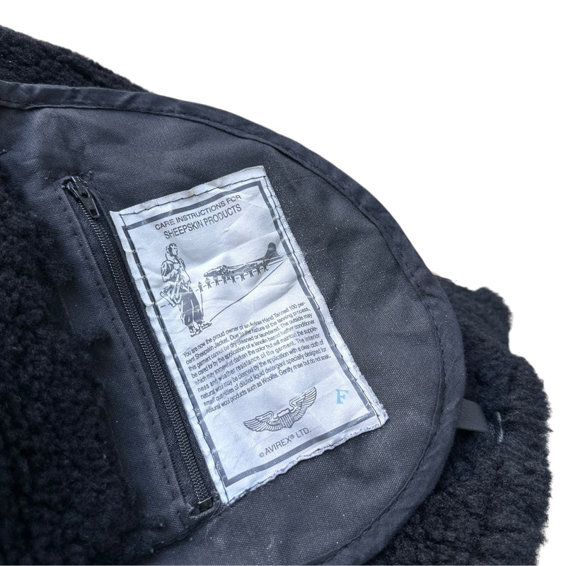Avirex B3 Vintage Shearling Jacke - vintageconcierge
