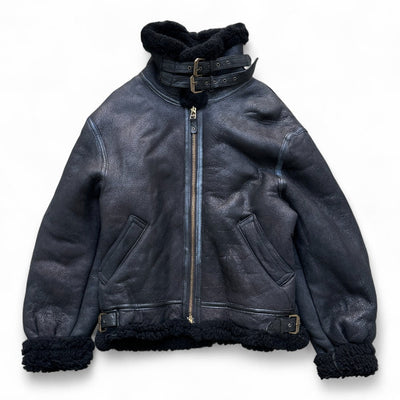 Avirex B3 Vintage Shearling Jacke - vintageconcierge