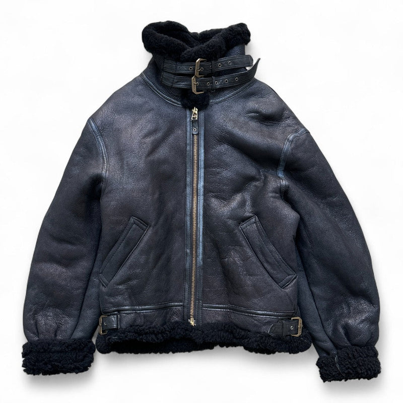 Avirex B3 Vintage Shearling Jacke - vintageconcierge
