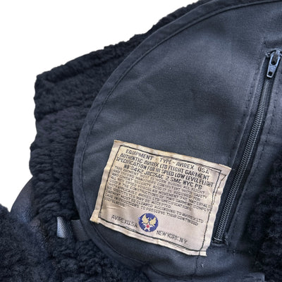 Avirex B3 Vintage Shearling Jacke - vintageconcierge