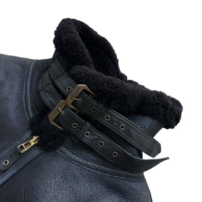 Avirex B3 Vintage Shearling Jacke - vintageconcierge