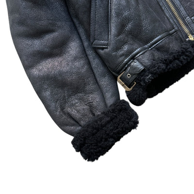 Avirex B3 Vintage Shearling Jacke - vintageconcierge