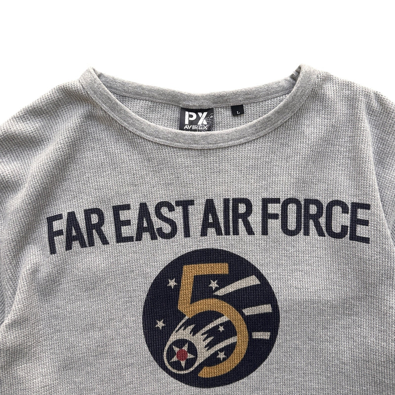 Avirex Far East Air Force Waffle Longsleeve - vintageconcierge