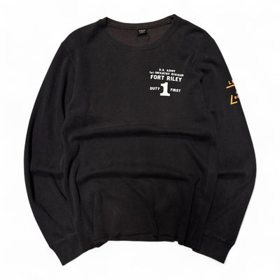 Avirex Fort Riley Waffle Longsleeve - vintageconcierge