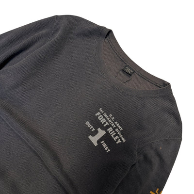 Avirex Fort Riley Waffle Longsleeve - vintageconcierge