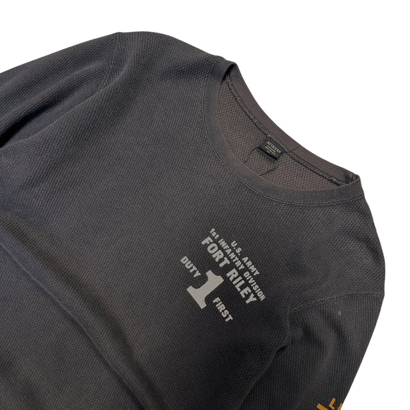 Avirex Fort Riley Waffle Longsleeve - vintageconcierge