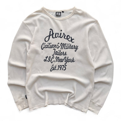 Avirex Military Waffle Longsleeve - vintageconcierge