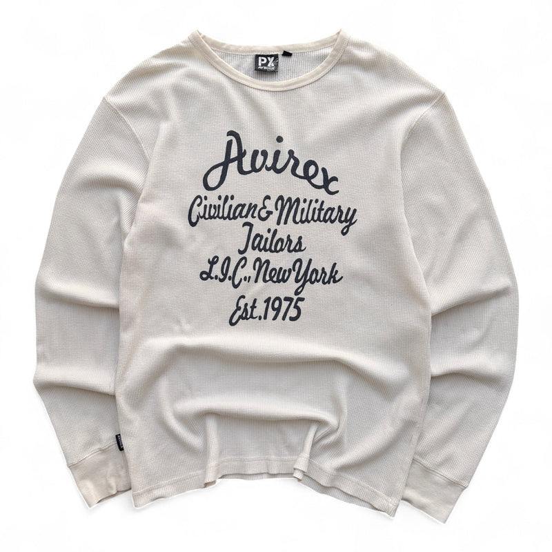 Avirex Military Waffle Longsleeve - vintageconcierge