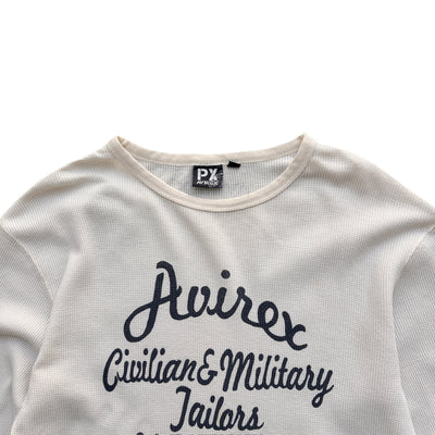 Avirex Military Waffle Longsleeve - vintageconcierge