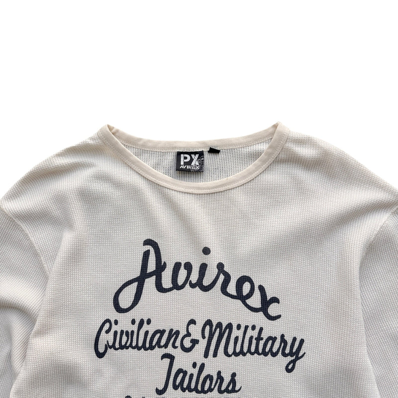Avirex Military Waffle Longsleeve - vintageconcierge