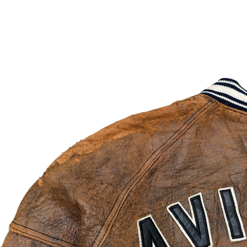 Avirex Real Vintage Leather Jacket - vintageconcierge