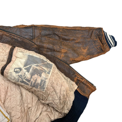 Avirex Real Vintage Leather Jacket - vintageconcierge