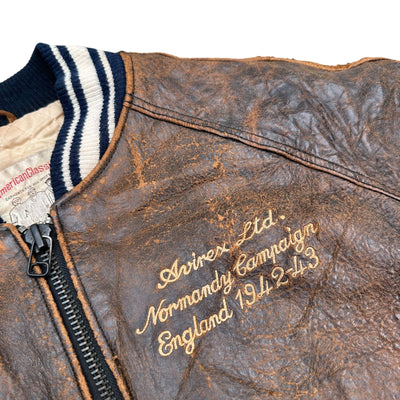 Avirex Real Vintage Leather Jacket - vintageconcierge