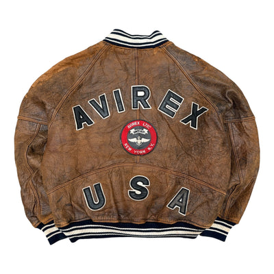 Avirex Real Vintage Leather Jacket - vintageconcierge