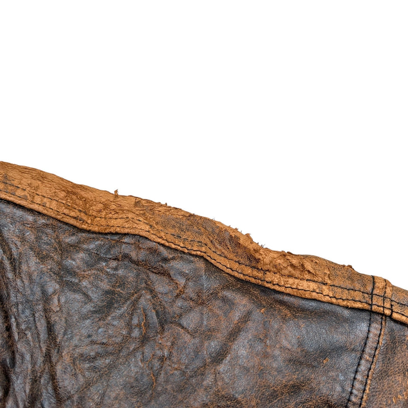 Avirex Real Vintage Leather Jacket - vintageconcierge